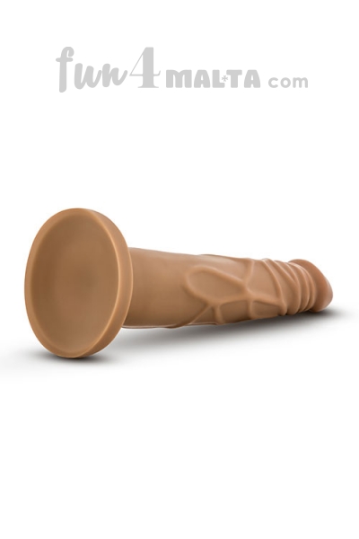 Dr. Skin Realistic 7,5 inch Dildo with Suction Cup, brown (mocha)