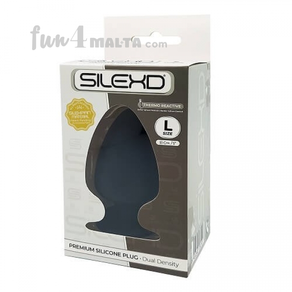 SilexD Dual Density Large Silicone Butt Plug M