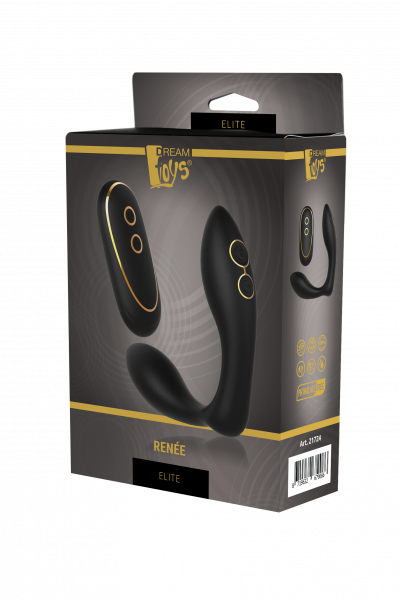 Elite Renee Stimulator, black and gold