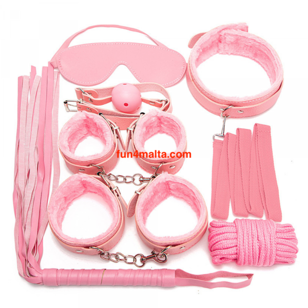 Fetish Fever BDSM Set - 7 pcs., pink