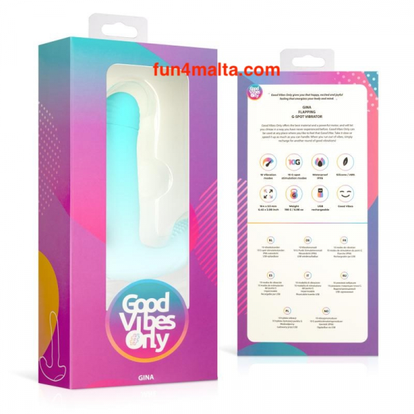 Good Vibes Only - Gina Fluttering G-spot Vibrator