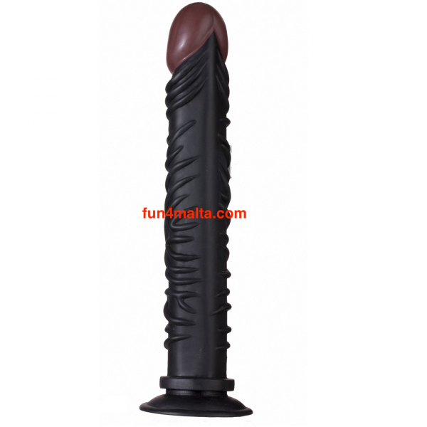 Hoodlum 11″ Realistic Dildo with Suction Cup,black