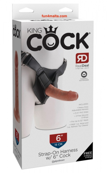 King Cock™ Strap-on with 6 Inch