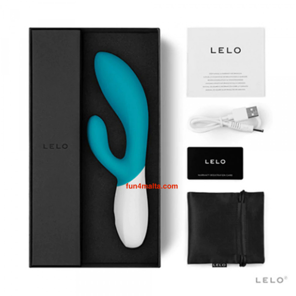 LELO Ina Wave™ Rabbit Vibrator,Ocean Blue. -PRICE CUT-