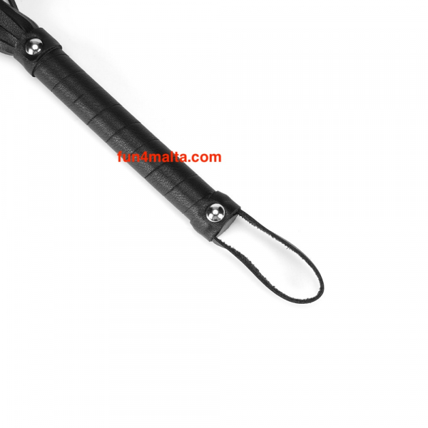 Liebe Seele Recycled Leather Flogger, black