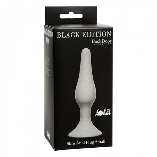 Lola Backdoor Slim Anal Plug small, grey