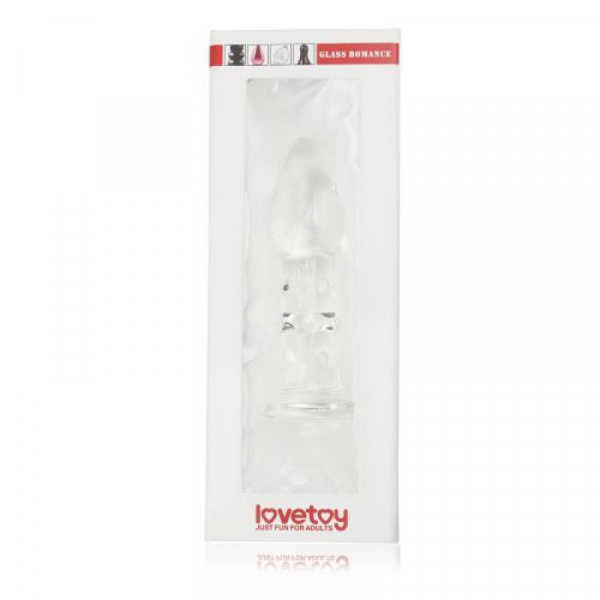 Lovetoy - Glass Analplug Secret, transparent