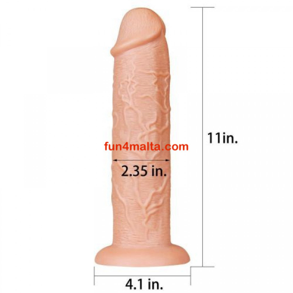 Lovetoy Dildo Jeremy,11 inch, flesh