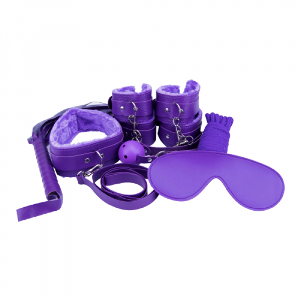 Loving Joy Beginner’s Bondage Kit, Purple (8 Piece)