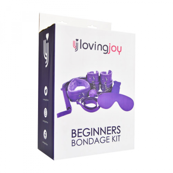 Loving Joy Beginner’s Bondage Kit, Purple (8 Piece)