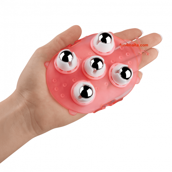 Massage Gloves with Stainless Steel Balls