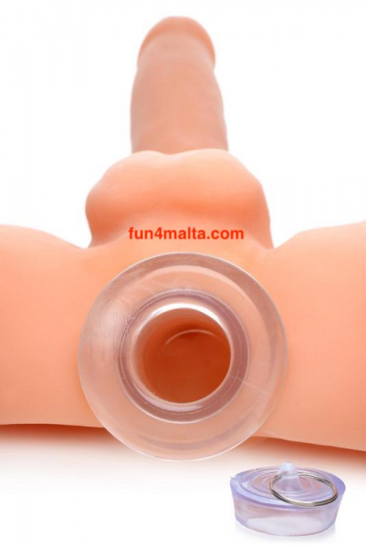 Master Series - Ass Bung Clear Hollow Anal Plug, transparent