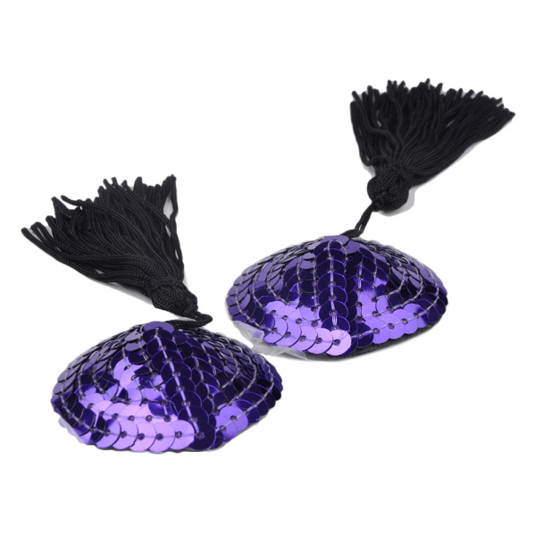 Woman Nipple Covers, purple - 1 pair