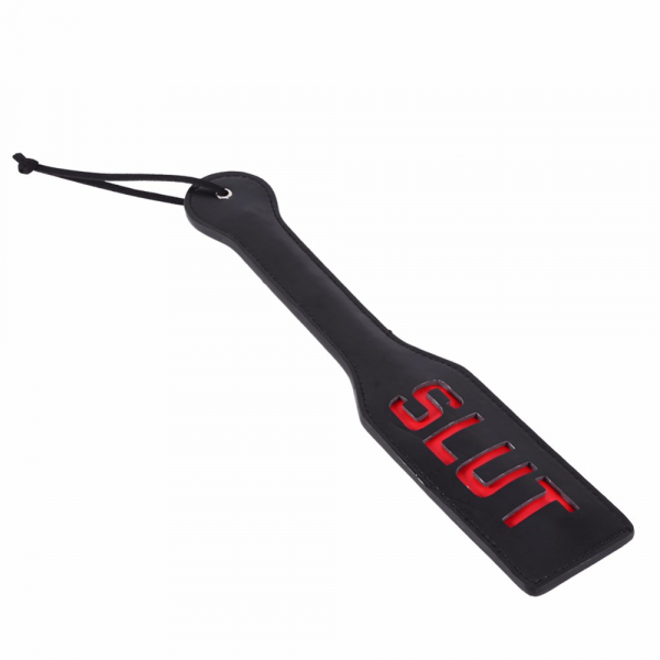 Spanking Paddle Slut, black