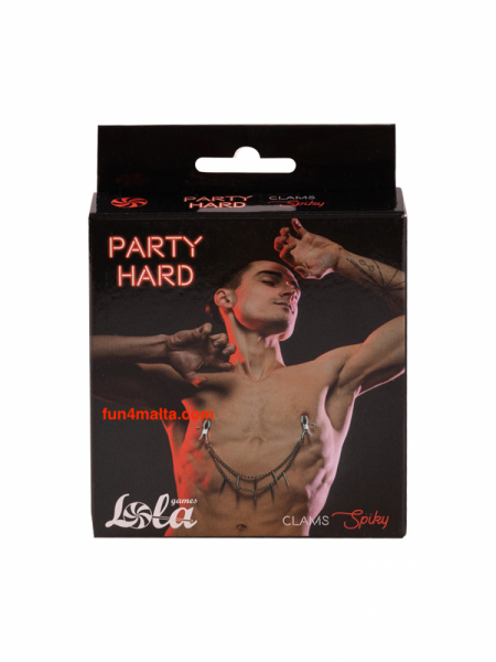 Party Hard Spike Nipple Clamps