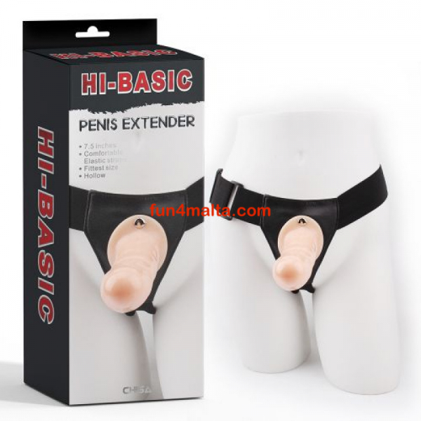 Phallic penis extender (Hollow Strap On)