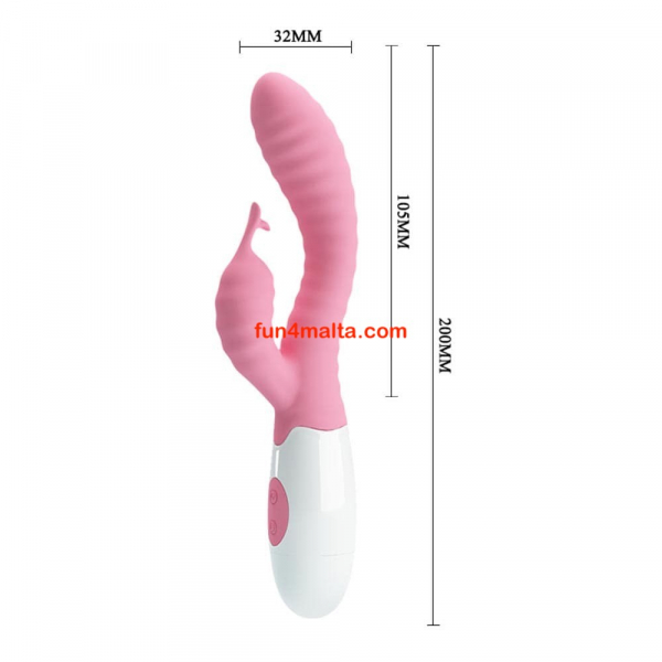 Pretty Love: Hyman - Curved G-Spot Rabbit Vibrator, pink