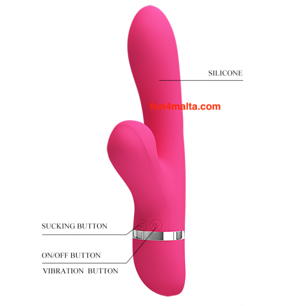 Pretty Love Willow - 7 Vibration + Sucking Function - waterproof -