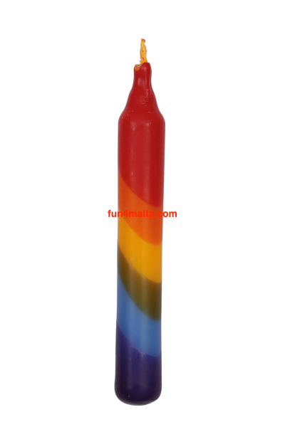 Rainbow Pride Candle