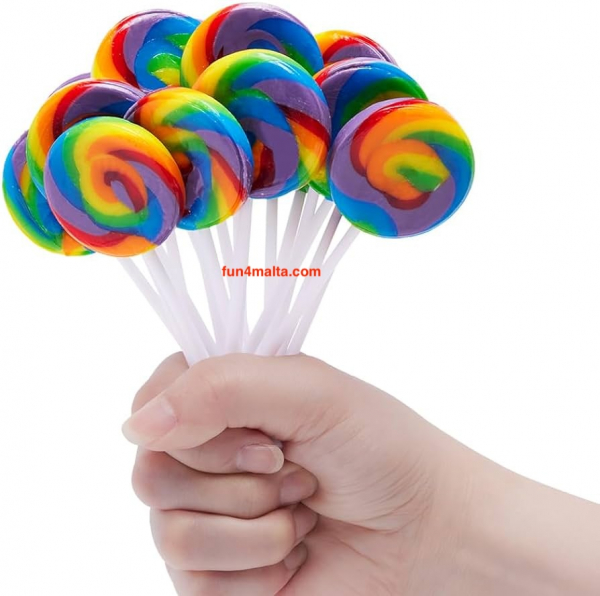 Rainbow LGBT Lollipop 1, round