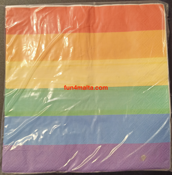 Rainbow LGBT+ Napkins 20 pcs.