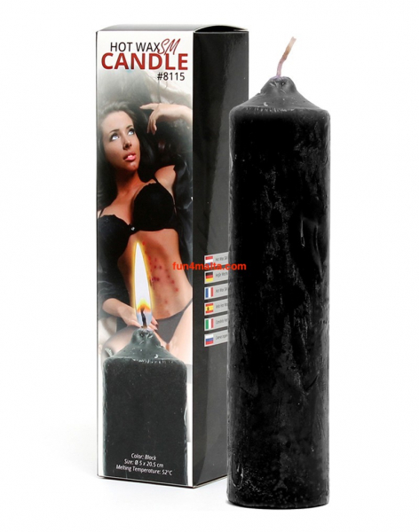 BDSM candle, black