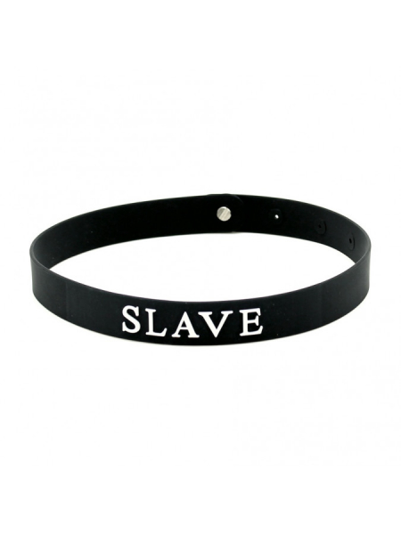 Rimba Silicone Collar, black - Slave