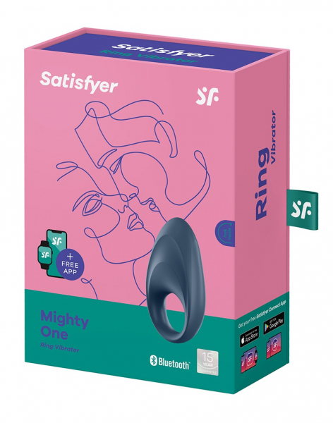 Satisfyer Mighty One - With Bluetooth and App controlled - waterproof and rechargeable