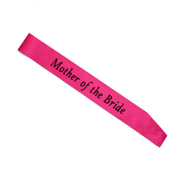 Mother of the Bride  Shoulder Strap, pink