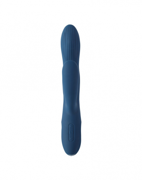 SVAKOM Aylin Rabbit Vibrator with Pulsating Tip, dark-blue