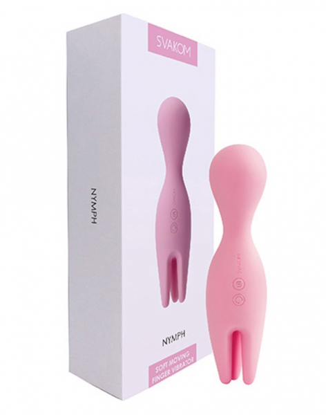 Svakom Nymph Soft Moving Finger Vibrator - waterproof and rechargeable -