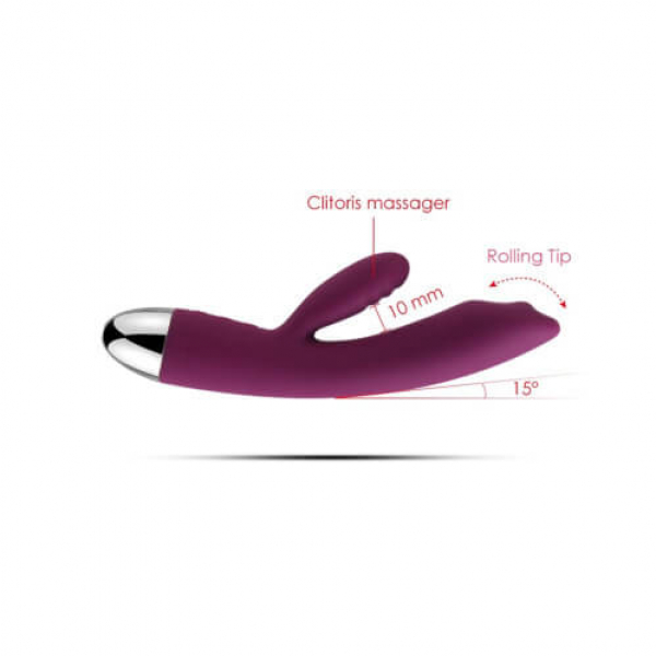 SVAKOM Trysta - Targeted Rolling G-Spot Vibrator, purple