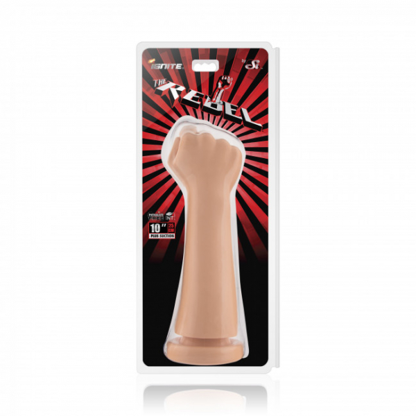 SI Ignite 10" The Rebel Fist, flesh with Suction Cup