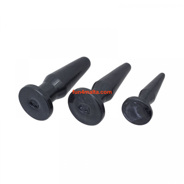 Timeless Anal Plugs 3 pcs., black