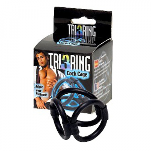 TRI3RING Cockcage - for Harder and Prolong Erection