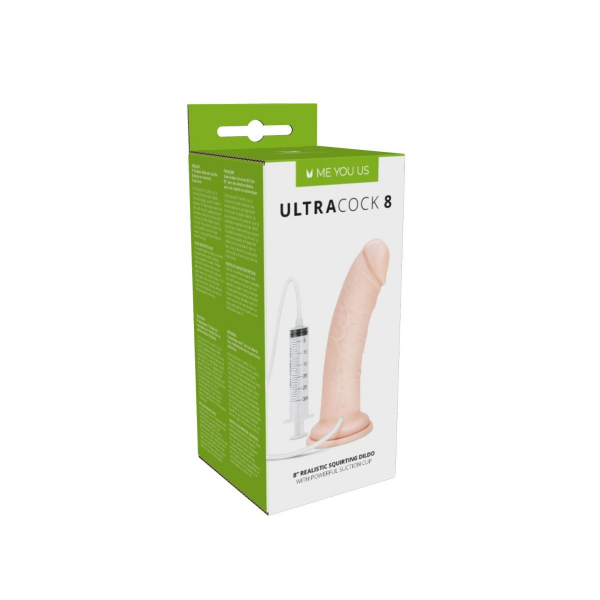 Ultracock Realistic Squirting Dildo 8 inch