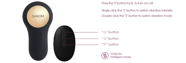 SVAKOM Vick Remote Controlled Dual Motor Prostate and Perineum Massager