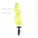 Silicone Butt Plug With Yellow Tail