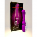 Garnet Silcone Vibrator, purple  -waterproof-