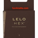 LELO HEX™ Respect XL Condoms  3 pack -
