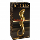 Icicles No G01 Gold Edition Hand Blown Glass Massager