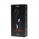 Inty Toys Dice Rabbit Vibrator, black - rechargeable & waterproof