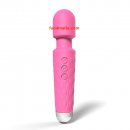 Loving Joy 20 Function Wand Vibrator, pink - rechargeable & waterproof -