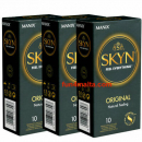 Manix Skyn Original  NON Latex Condoms - 3 pack (3 x 10 condoms)