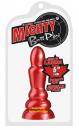 Mighty 6 inch Butt Plug, red