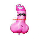 Inflatable Penis Balloon 90 cm, pink