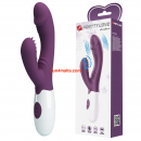 Petty Love – Andre, 7 function, dark purple - 7 vibrating & 3 tickling setting -