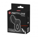 Pretty Love Cobra Vibro Cockring, black