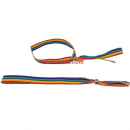 Pride / LGBT Adjustable Bracelet, rainbow