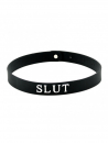 Rimba Silicone Collar, black - Slut